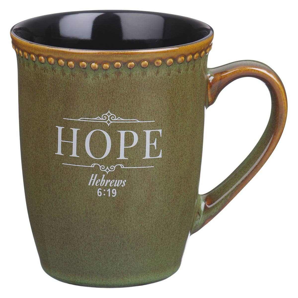 Mug Set 4 pc Multi Color Faith, Hope, Grace, Trust