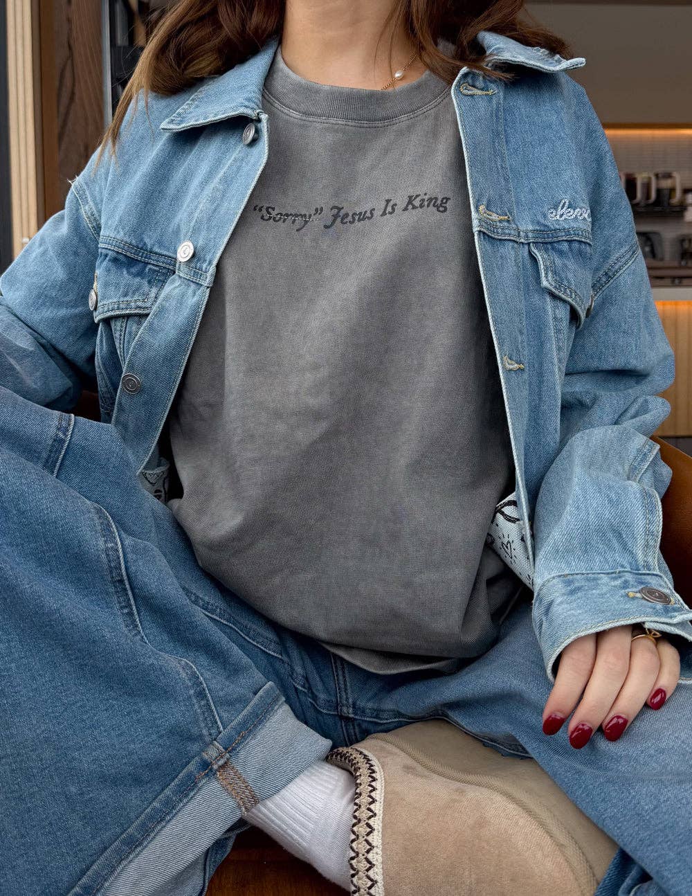 Jesus Is King Heavyweight Tee