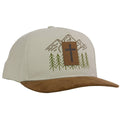 Mens Cap Faux Suede Cross Patch
