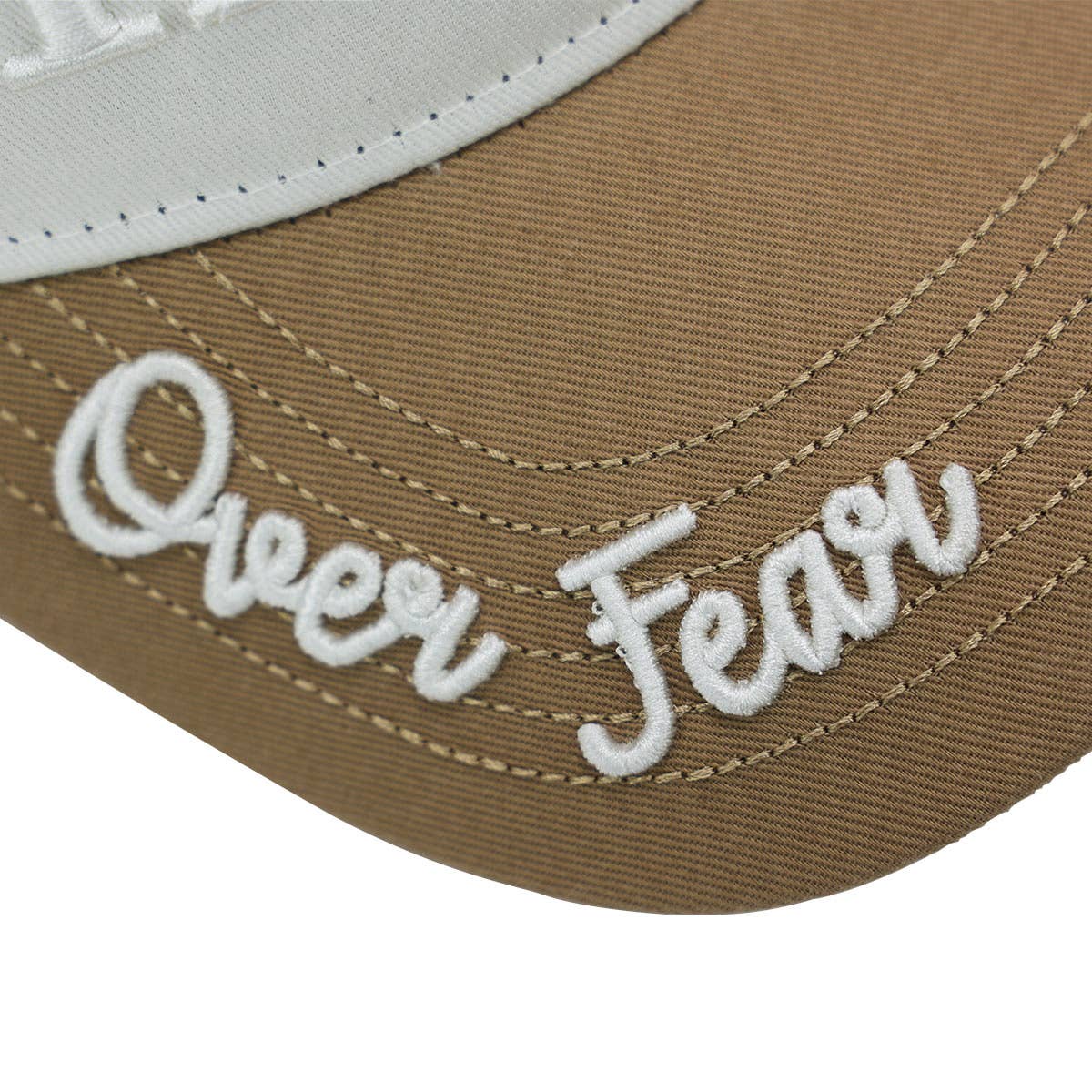 Womens Cap Faith Over Fear Two Tone