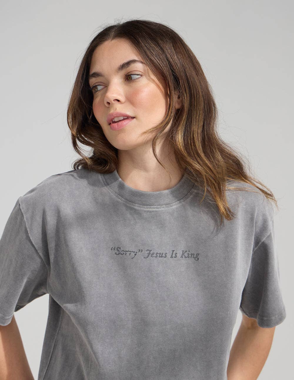 Jesus Is King Heavyweight Tee