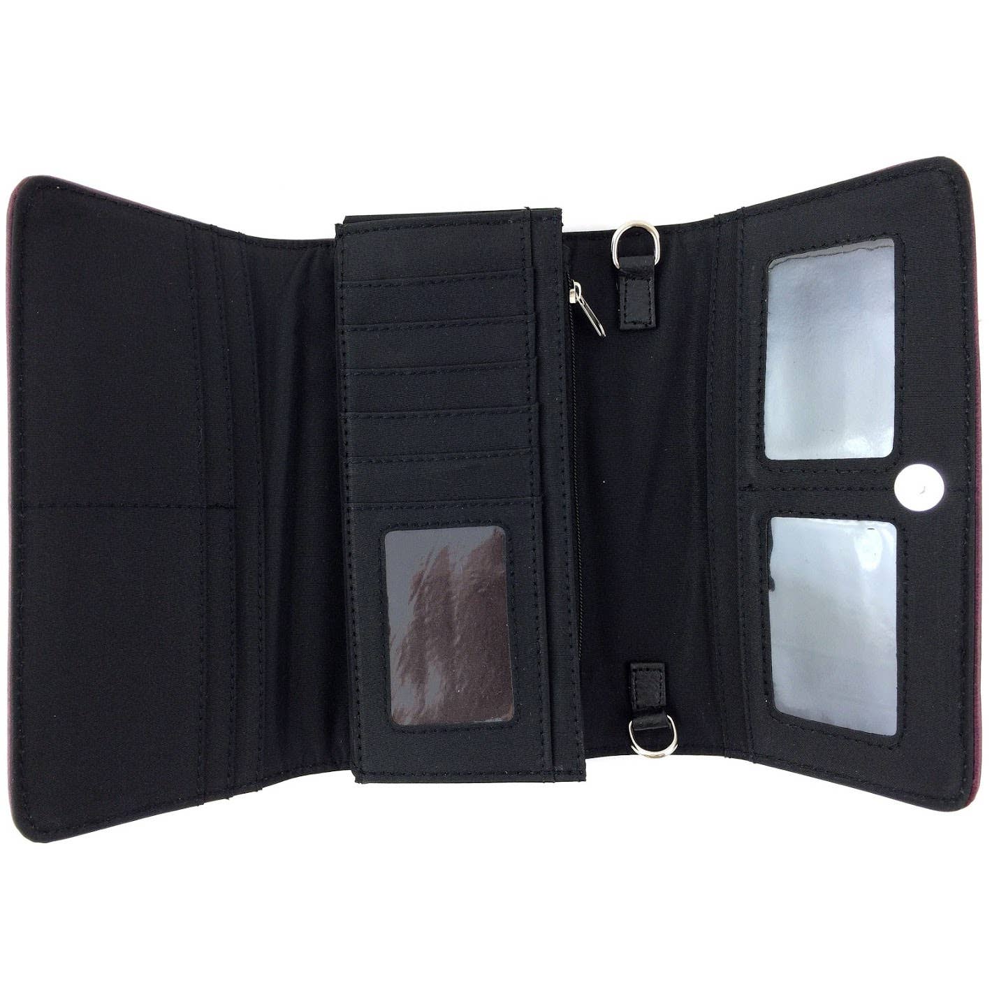 Hope Love Faith Cross Crossbody Wristlet Wallet
