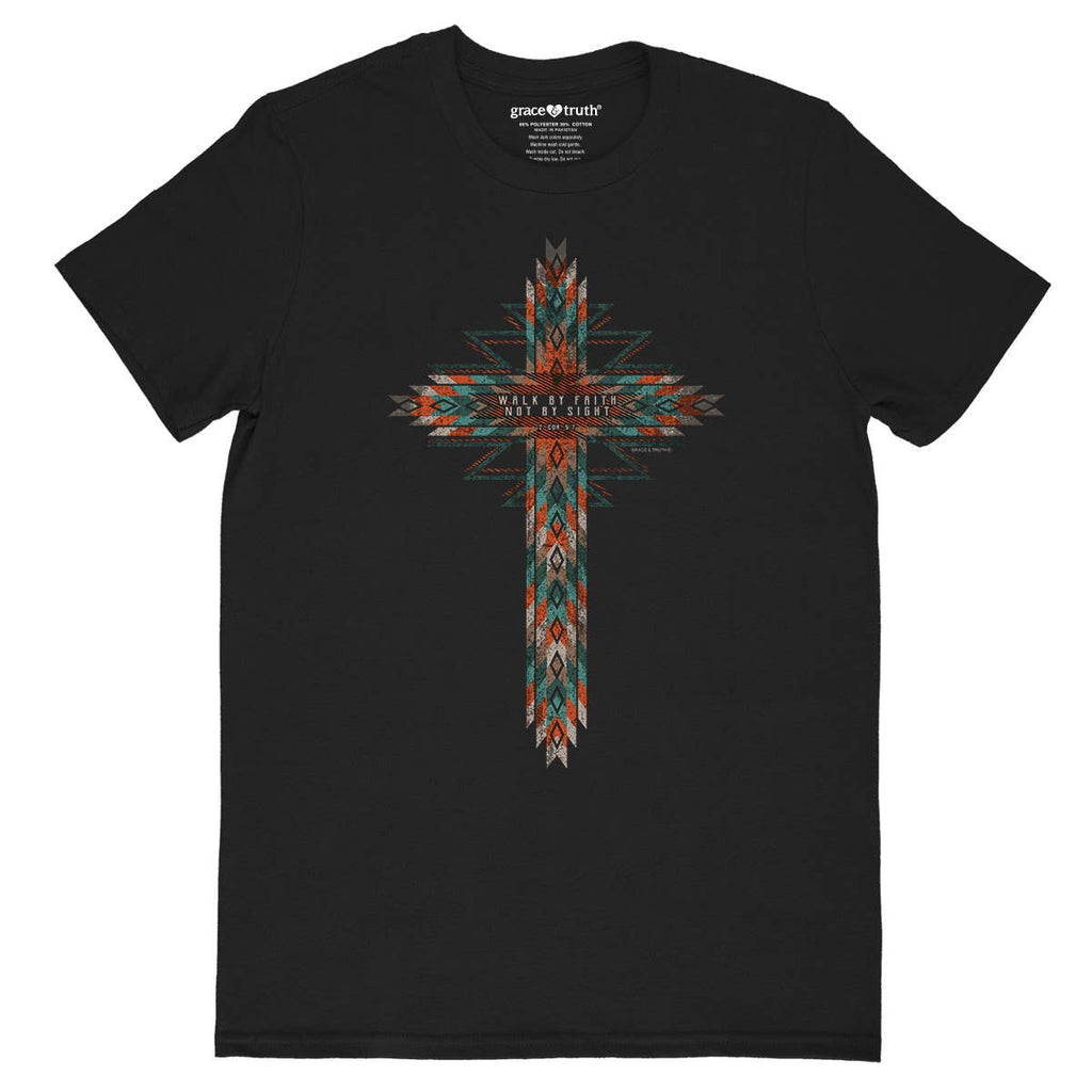 Grace & truth Womens T-Shirt Southwestern Cross