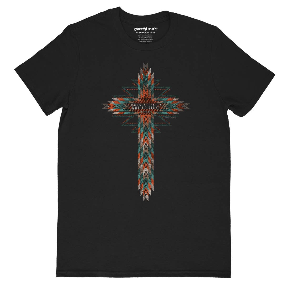 Grace & truth Womens T-Shirt Southwestern Cross