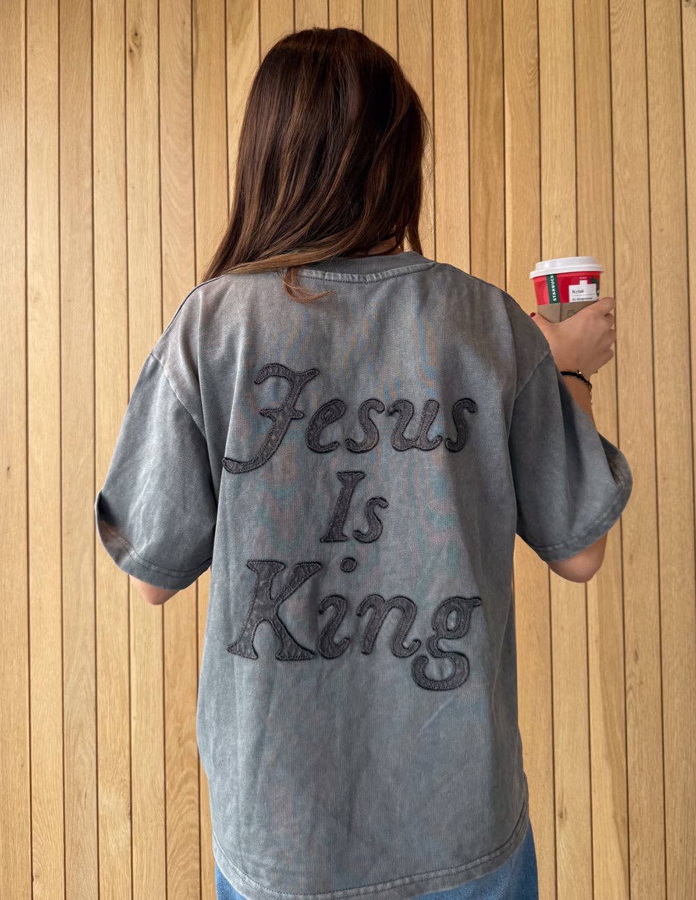 Jesus Is King Heavyweight Tee